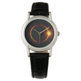 Reloj De Pulsera Eclipse solar Sol oscuro y luna