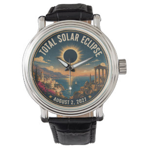 Reloj De Pulsera Eclipse Total de Sol 2027