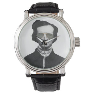 Reloj De Pulsera Edgar Allan Poe en gafas de sol