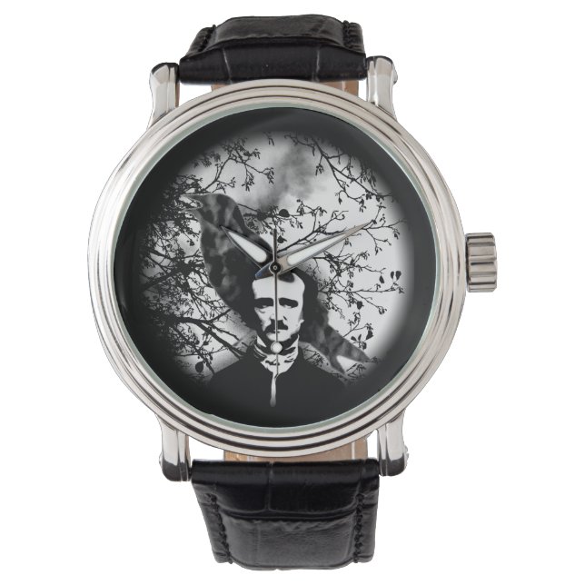 Reloj De Pulsera Edgar Allan Poe 'The Raven' (Anverso)