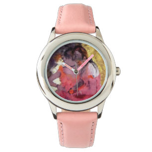 Reloj De Pulsera Edgar Degas - Bailarinas rosadas - Amante de la da
