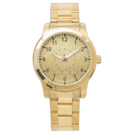 Reloj De Pulsera Edición Dorada Elegante 