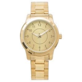 Reloj De Pulsera Edición Dorada Elegante
