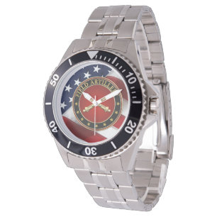 Reloj De Pulsera Edición Especial Insignia de la Rama de Artillería