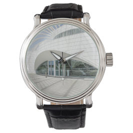 Reloj De Pulsera Edificio blanco futurista moderno