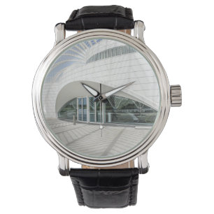 Reloj De Pulsera Edificio blanco futurista moderno