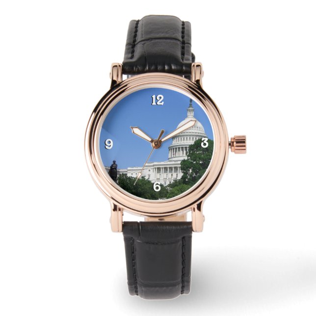 Reloj De Pulsera Edificio del Capitolio en Washington DC (Anverso)