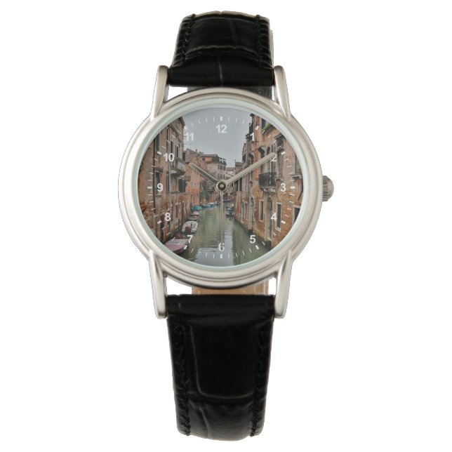 Reloj De Pulsera Edificios a lo largo de los canales de Venecia (Anverso)