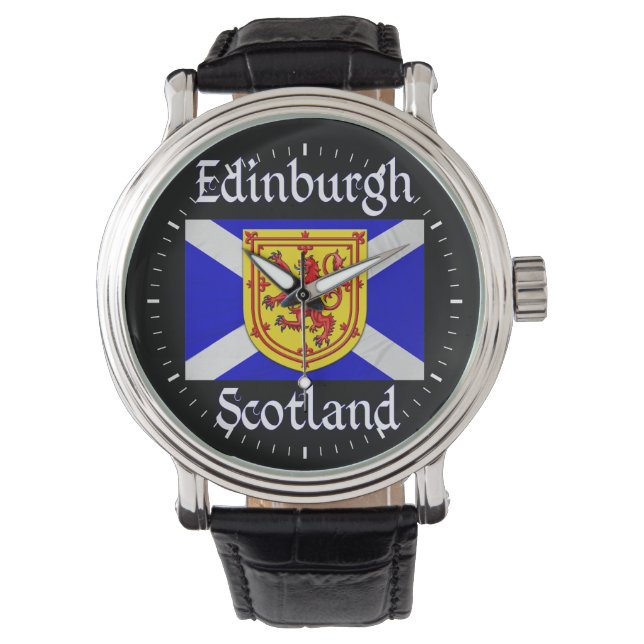 Reloj De Pulsera Edimburgo León de Escocia Rampant Bandera escocesa (Anverso)