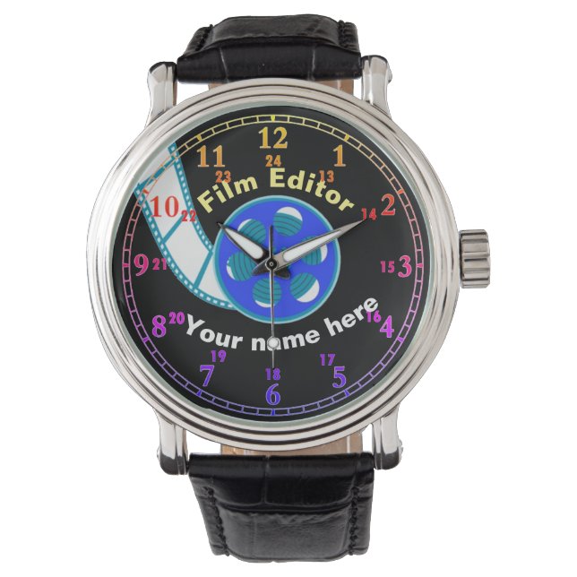 Reloj De Pulsera Editor de películas (Anverso)