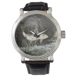 Reloj De Pulsera EE. UU., Alaska, Anan Creek. Primer plano de oso n