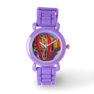 Reloj De Pulsera EE. UU., Arizona, Val Vista. Colorido globo aerost