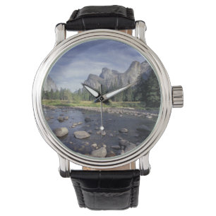 Reloj De Pulsera EE. UU., California, Yosemite NP, vista del valle