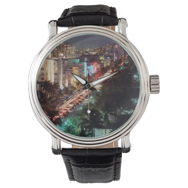 Reloj De Pulsera EE.UU., Florida, Miami Beach, Ocean Drive, Art Dec (Anverso)