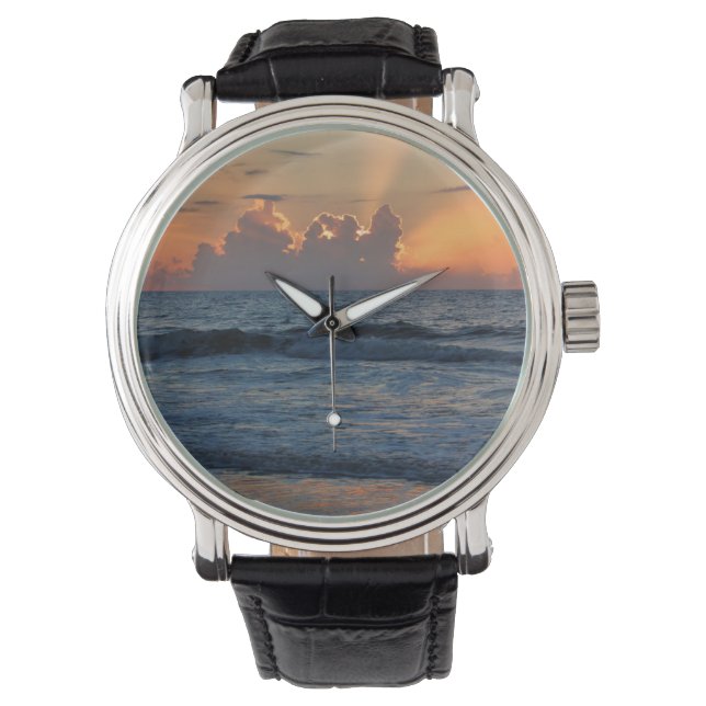 Reloj De Pulsera EE. UU., Georgia, Isla Tybee, Playa de la Isla Tyb (Anverso)
