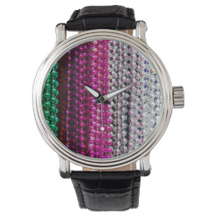 Reloj De Pulsera EE.UU., Luisiana, Nueva Orleans. Mardi Gras Beads