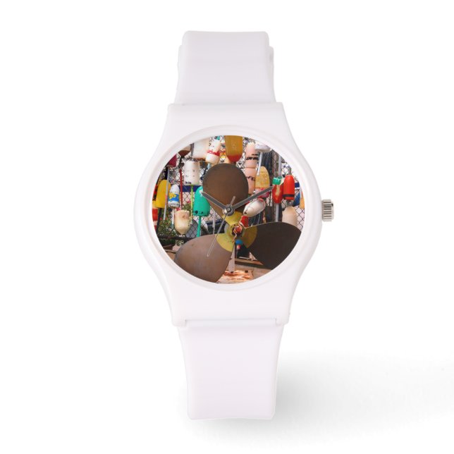 Reloj De Pulsera EE. UU., Massachusetts. Hélice y flotadores (Anverso)
