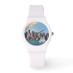 Reloj De Pulsera EE. UU., Massachusetts. Horizonte de la costa de B