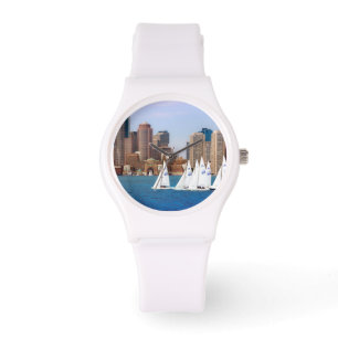 Reloj De Pulsera EE. UU., Massachusetts. Horizonte de la costa de B