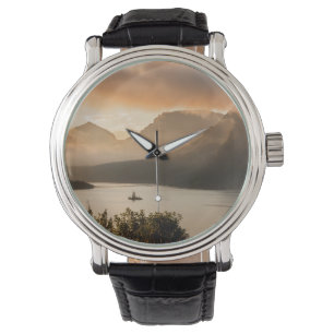 Reloj De Pulsera EE. UU., Montana, Parque Nacional Glaciar. Amanece