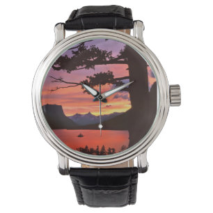 Reloj De Pulsera EE. UU., Montana, Parque Nacional Glaciar. Paisaje