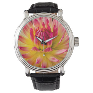 Reloj De Pulsera EE. UU., Washington. Detalle de la flor de dalia