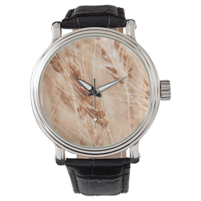 Reloj De Pulsera EEUU, Kansas, Trigo En Tiempo De Cosecha (Anverso)