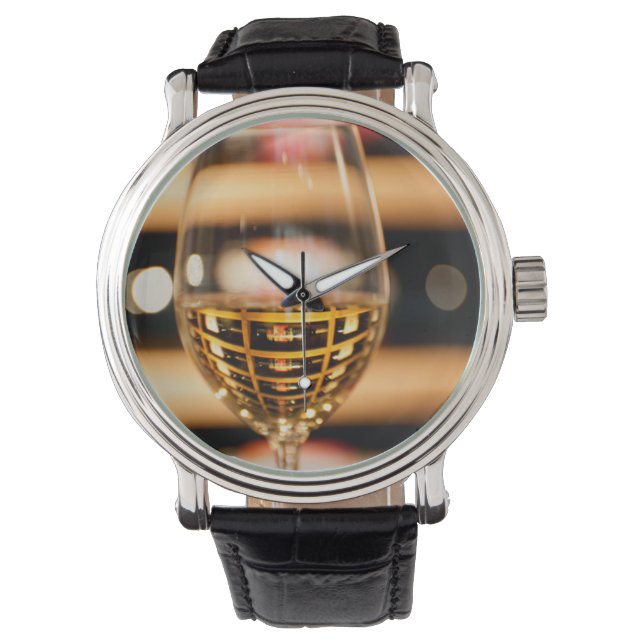 Reloj De Pulsera EEUU, Washington, Walla Walla. Copa de vino. (Anverso)