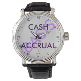 Reloj De Pulsera "EFECTIVO vs base ACCRUAL"