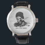 Reloj De Pulsera Efecto fotográfico estirado Personalizado moderno<br><div class="desc">Este simple reloj de fotos personalizado, con un efecto de foto grabado con la opción de añadir texto, será el regalo perfecto para cualquier ocasión, funeral, evento de diversión, boda, cumpleaños, día del padre, navidades y día de San Valentín. El estilo de letra, el tamaño y el color pueden cambiarse...</div>