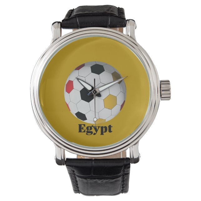 Reloj De Pulsera Egipto Fútbol (Anverso)