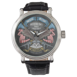Reloj De Pulsera Ejército americano con bandera y águila
