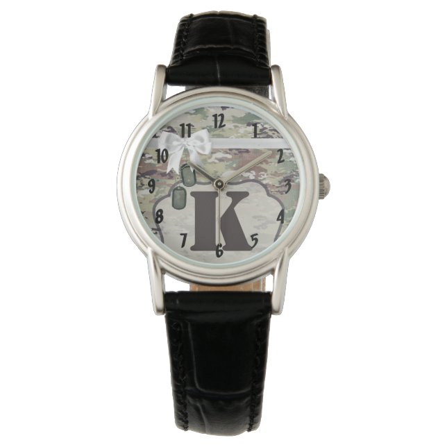 Reloj De Pulsera Ejército de vigilancia de escritores personalizado (Anverso)