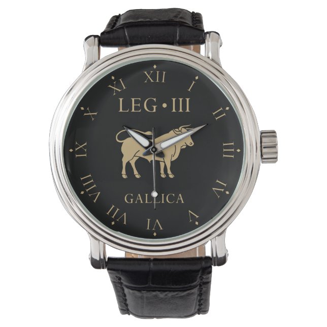 Reloj De Pulsera Ejército Imperial Romano - Legio III Gallica (Anverso)