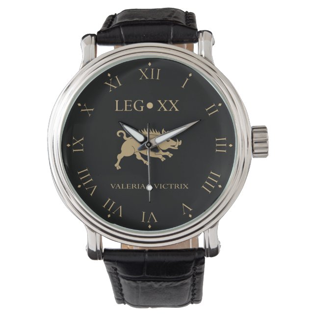 Reloj De Pulsera Ejército Romano Imperial - Legio XX Valeria Victri (Anverso)