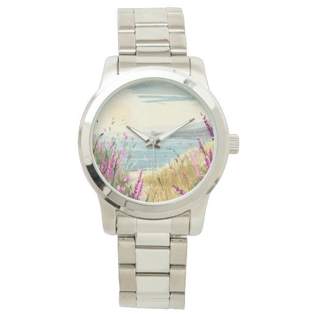 Reloj De Pulsera El abrazo de Heather al mar (Anverso)