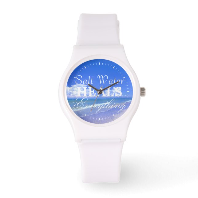 Reloj De Pulsera El agua salada cura todo (Anverso)
