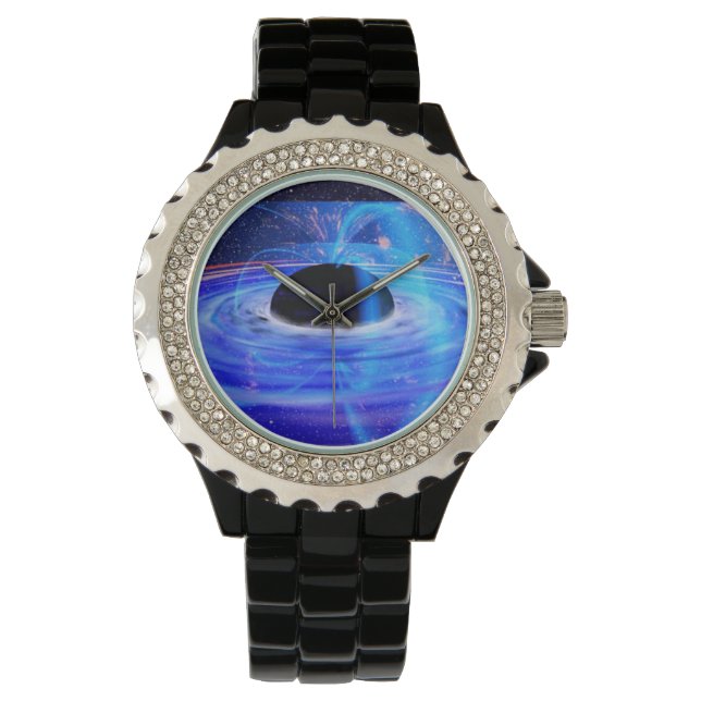 Reloj De Pulsera El agujero negro azul de la Nasa (Anverso)