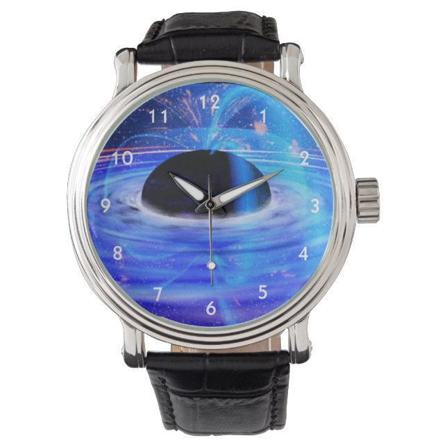 Reloj De Pulsera El agujero negro azul de la Nasa (Anverso)
