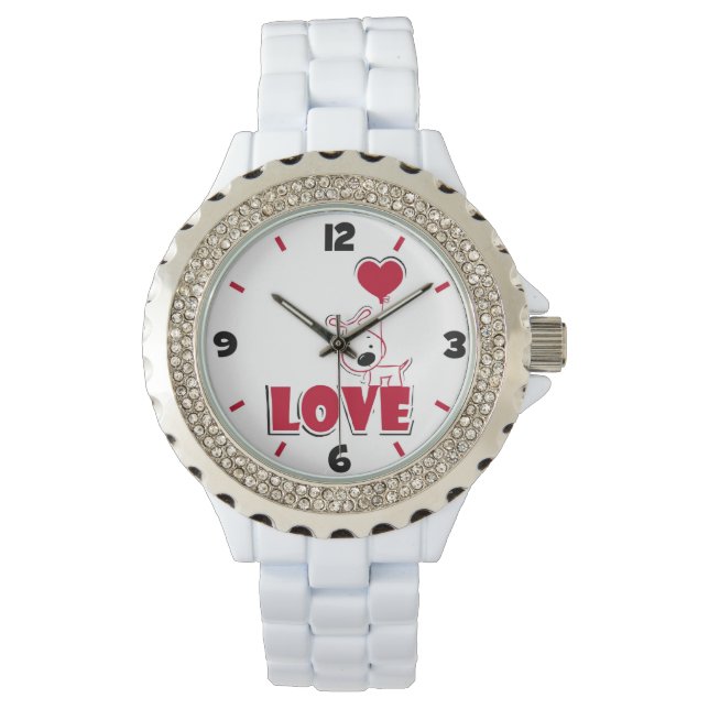 Reloj De Pulsera El amor del perro (Anverso)