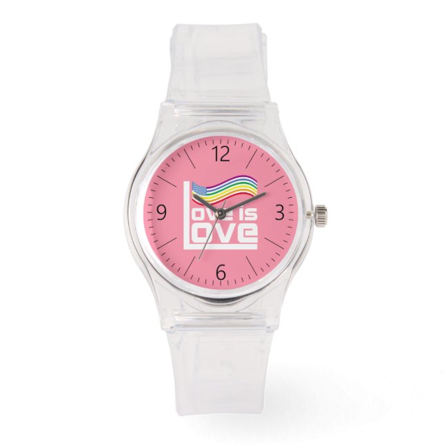 Reloj De Pulsera El amor es amor (Anverso)