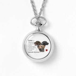 Reloj De Pulsera El amor es regalos recuperadores de Labrador