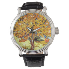 Reloj De Pulsera El árbol de las moras, Vincent van Gogh. Vintage f