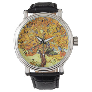 Reloj De Pulsera El árbol de las moras, Vincent van Gogh. Vintage f