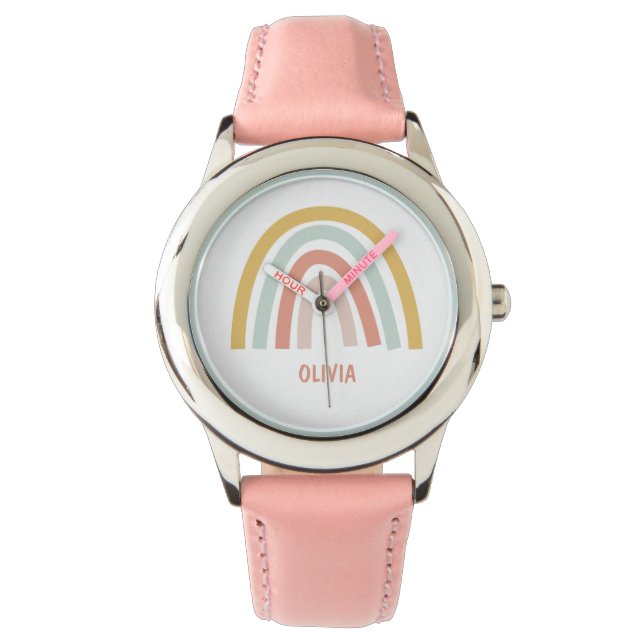 Reloj De Pulsera El arcoiris de Boho Kids (Anverso)