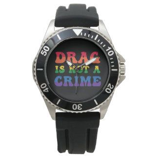 Reloj De Pulsera El Arrastrar No Es Un Vigilante De Crimen
