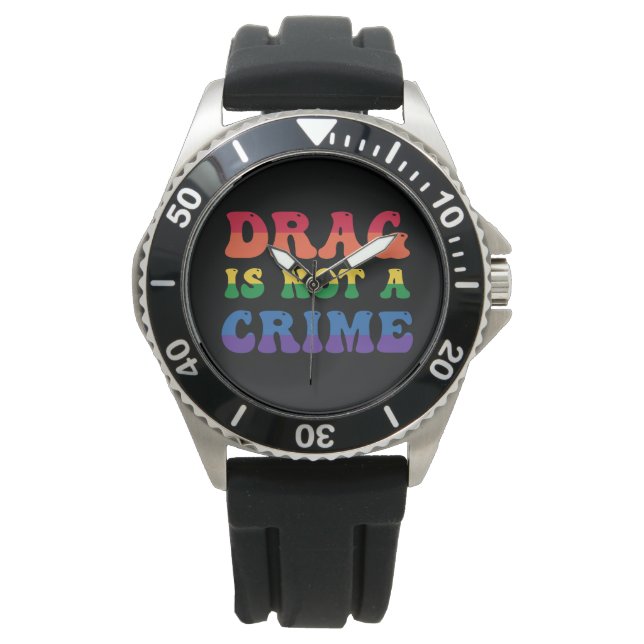 Reloj De Pulsera El Arrastrar No Es Un Vigilante De Crimen (Anverso)