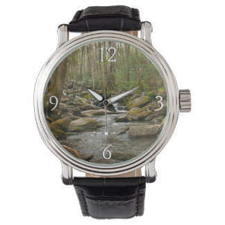 Reloj De Pulsera El arroyo de Le Conte en las grandes montañas hume