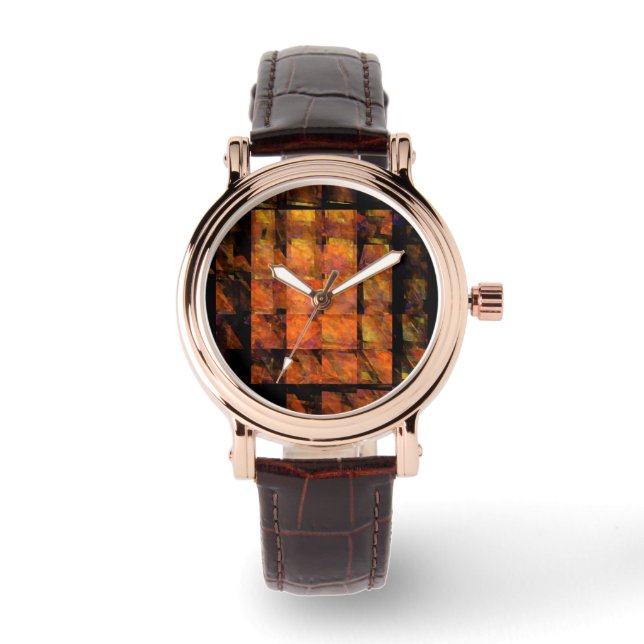 Reloj De Pulsera El arte abstracto de la pared (Anverso)