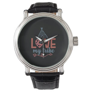 Reloj De Pulsera El arte docente ama mi tribu